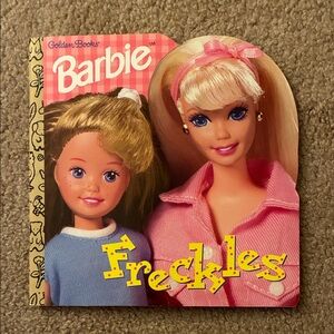 Vintage 1997 Golden Books Barbie “Freckles” Book